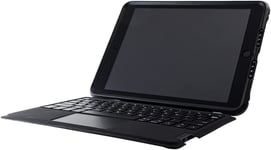 OtterBox Unlimited Series - Clavier et étui - avec trackpad - Bluetooth - Italien - cristal noir clavier, cristal noir étui - pour Apple 10.2-inch iPad (7ème génération, 8ème génération, 9ème...