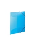 HERMA 3-flap folder - for A3 - translucent light blue