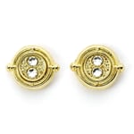 Harry Potter - Time Turner Gold Plated Stud Earrings NEW