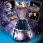 Kids Space Room Projector Explorer NASA Photos Night Light Battery Operated 6+