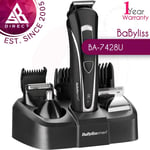 BaByliss Carbon Steel Multi Groomer For Men│Nose & Ear Hair Trimmer│Black│7428