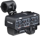 Tascam CA-XLR2d-AN - XLR Microphone Adapter for Mirrorless Cameras (Analog Interface Kit), 2ch Mixer/Preamplifier, Video Audio Recording, Interview, Video Production