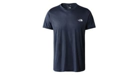 T shirt the north face reaxion amp crew homme bleu s