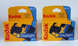 2 x Kodak Daylight Only Single use Camera SUC 39exp (UK) BNIB  Fresh  Disposable