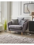 Very Home Lisa Fabric Cuddle Chair - Grey - Fsc&Reg; Certified