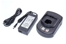 vhbw Chargeur compatible avec Ryobi OBL-1801, OCS-1840, OGS-1820, OHT-1850, OLT-1830, One, MS181 batteries Ni-Cd, NiMH, Li-ion d'outils