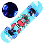 N /A Skateboard, Pro Double Tricks Environmental Protection Complete Skate Board with Flash Wheel for 2-6 Year Old Teens Beginners Girls Boys Kids