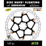 Galfer Wave Floating Disc Brake Disc Svart 180 mm