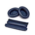 Premium Replacement QC35 / QC35 ii earpads and V2 QC35 / QC35 ii headband pad cushion Compatible with Bose QuietComfort 35 (QC35) and Bose QuietComfort 35 ii (QC35 ii) Headphones (Midnight blue)