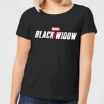 "Black Widow Movie Logo Women's T-Shirt - Black - M - Noir"