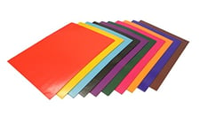 Bright Ideas Smooth Gummed Paper Assorted, 250 Sheets Approx. 25.4cm x 19cm 80gsm Stationery Paper and Cardstock for Arts, Ideal for Schools, Office Home Crafting and Kids Scrapbooking