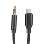USB C To 3.5mm Sound Cable HiFi Stereo Plug And Play Weaved Type C To AUX Ma GDS