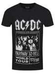 AC/DC T-shirt Highway To Hell World Tour 1979/80 Men's Black
