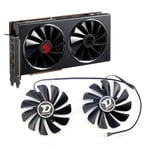 Cooling Fans Replacement Fans for POWERCOLOR RX 5700XT 5700 5600XT Red Dragon