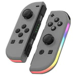 Manette compatible avec Nintendo switch, Manette sans fil Bluetooth Joy-Con Contrôleurs Gamepad (contrôleur non officiel) - GRIS - htdmobiles