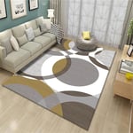 room carpet Living room carpet yellow round simple modern durable carpet water wash Yellow garden carpet 180x250cm rugs large 5ft 10.9''X8ft 2.4''