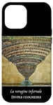 Coque pour iPhone 13 Pro Max La carte de l'enfer Dante's Divine Comédie peinture par Botticelli