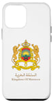 Coque pour iPhone 12 mini Emblème doré du Royaume du Maroc | Drapeau marocain