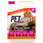 Pet Carpet Cleaning Shampoo Odour Remover 1 x 5L