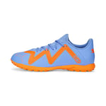 PUMA Men's Future Play TT Soccer Shoe, Blue Glimmer White-Ultra Orange, 11.5 UK