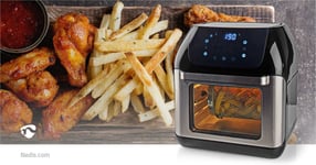 Hot Air Fryer XL 12L 1500W Digital LED Display Timer Rotisserie Airfryer Oven