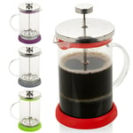 800ml Glass French Press Filter Reusable Kitchen Cafetiere Plunger Coffee Maker