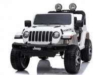 Azeno - Electric Car - Jeep Wrangler Rubicon - White (6950241) /Riding Toys