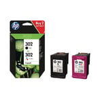 New HP 302 Black & Colour Combo inks for HP Officejet 2130 3630 4520 3830 3831