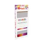 Spectrum Noir Colorista Coloured Pencils-Pack of 12-Floral Sensation, Multicolour, one Size