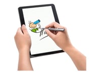 Wacom Bamboo Duo 3Gen - Stylet / stylo à bille pour téléphone portable, tablette - argent