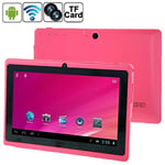 GALIMAXIA KLZ Tablet PC, 7.0 inch, 1GB+8GB, Android 4.0, 360 Degree Menu Rotate, Allwinner A33 Quad Core up to 1.5GHz, WiFi, Bluetooth Suitable for office leisure and entertainment (Color : Pink)