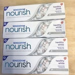 Sensodyne Nourish Healthy White Toothpaste 75ml  Helps Protect Sensitive X4 2025