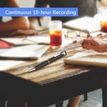 Pen-shaped Continuous 10-hour Digital Voice Recorder 192kbps