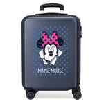 Disney Minnie Sunny Day Blue Cabin Suitcase 37 x 55 x 20 cm Rigid ABS Combination Lock 34 Litre 2.6 kg 4 Double Wheels Hand Luggage