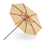 Skagerak Messina parasoll Golden Yellow Stripes o270 cm