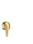 Hansgrohe fixfit wall outlet e without non-return valve polished gold-optic