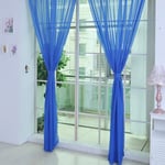 jieGorge 1 PCS Pure Color Tulle Door Window Curtain Drape Panel Sheer Scarf Valances, Home Decor for Easter Day (L)