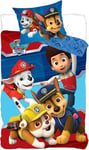 Påslakanset - Paw Patrol - 140x200 cm - 2-i-1 - 100% bomull