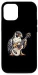 Coque pour iPhone 12/12 Pro Peregrine Falcon jouant du ukulélé