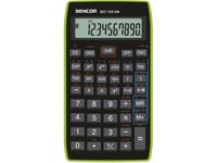 Sencor Kalkylator, Sec 105 Gn, Svart, Skola, 10 Siffror, Grön Ram - Sec 105 Gn