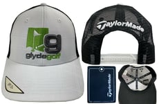 Glyde Golf X Taylormade Tour Trucker Performance Mesh Golf Cap - White / Black