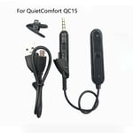 Black Adapter Cable for Bose QuietComfort QC15 Headphone Headphone