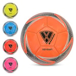 VIZARI Odyssey Football Taille 4 – Ballon de Football pour Adultes et Enfants avec Meilleure rétention d'air – Parfait pour l'entraînement et Les matchs Couleur – Taille 4 en Couleur Orange