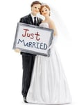 Just Married - Brudpar Figur 14,5 cm