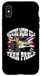 iPhone X/XS UK England Flag Patriotic Construction Backhoe Operator Tee Case