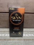 SKYN® Large Non-Latex Condoms Pack of 10 New Factory Sealed 100% Authentic !!!