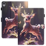 iPad 10.9" 2022 / iPad 11" 2025 fodral med tryck - Rådjur