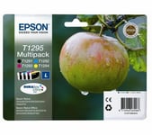 Genuine Epson T1295 Apple Black + Colour Multipack Ink Cartridges Boxed New