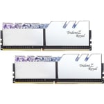 G.SKILL Trident Z ROYAL PC-minne - 32 GB - PC4-25600 / DDR4 3200 Mhz F4-3200C16D-32GTRS DDR4 - Grå