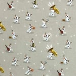 Disney Fabric 100% Cotton Characters Princess Winnie Toy Story Heros 140cm Wide! (Olaf Frozen) (Fat - Quarter)